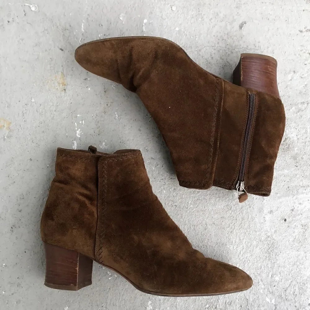 Aquatalia  Suede ankle boots